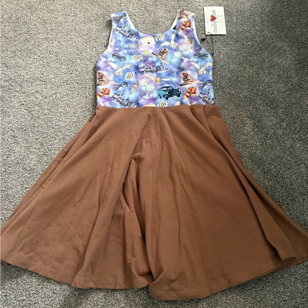 Malia + Kai Harry Potter Theme Twirl Dress Sz 6
